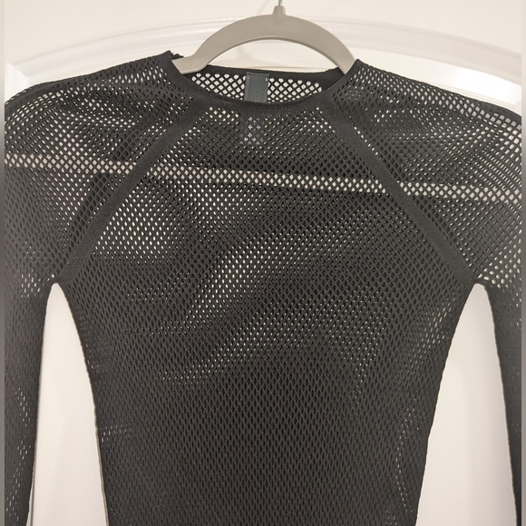 NWOT SKIMS WARP KNIT COVER UPLONG SLEEVE DRESS SIZE XXS-S - Picture 6 of 7